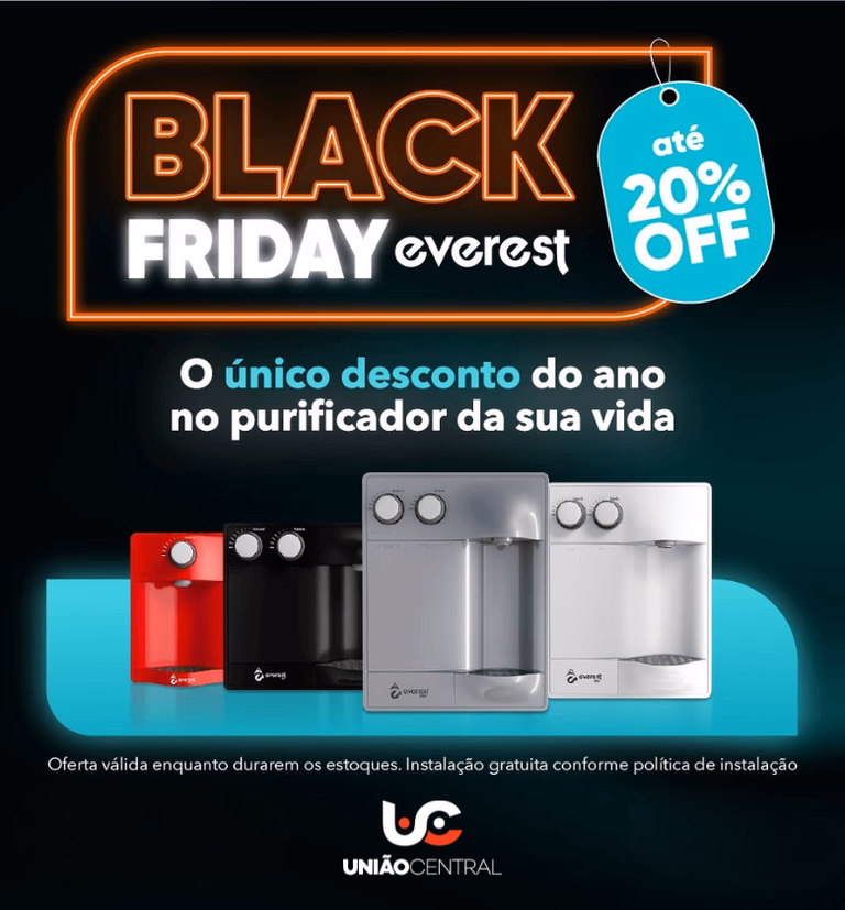 Black Friday Purificadores Everest União Central