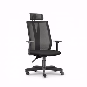 Cadeira Presidente Ergonômica Addit (NR17) – Tela + Apoio de Cabeça