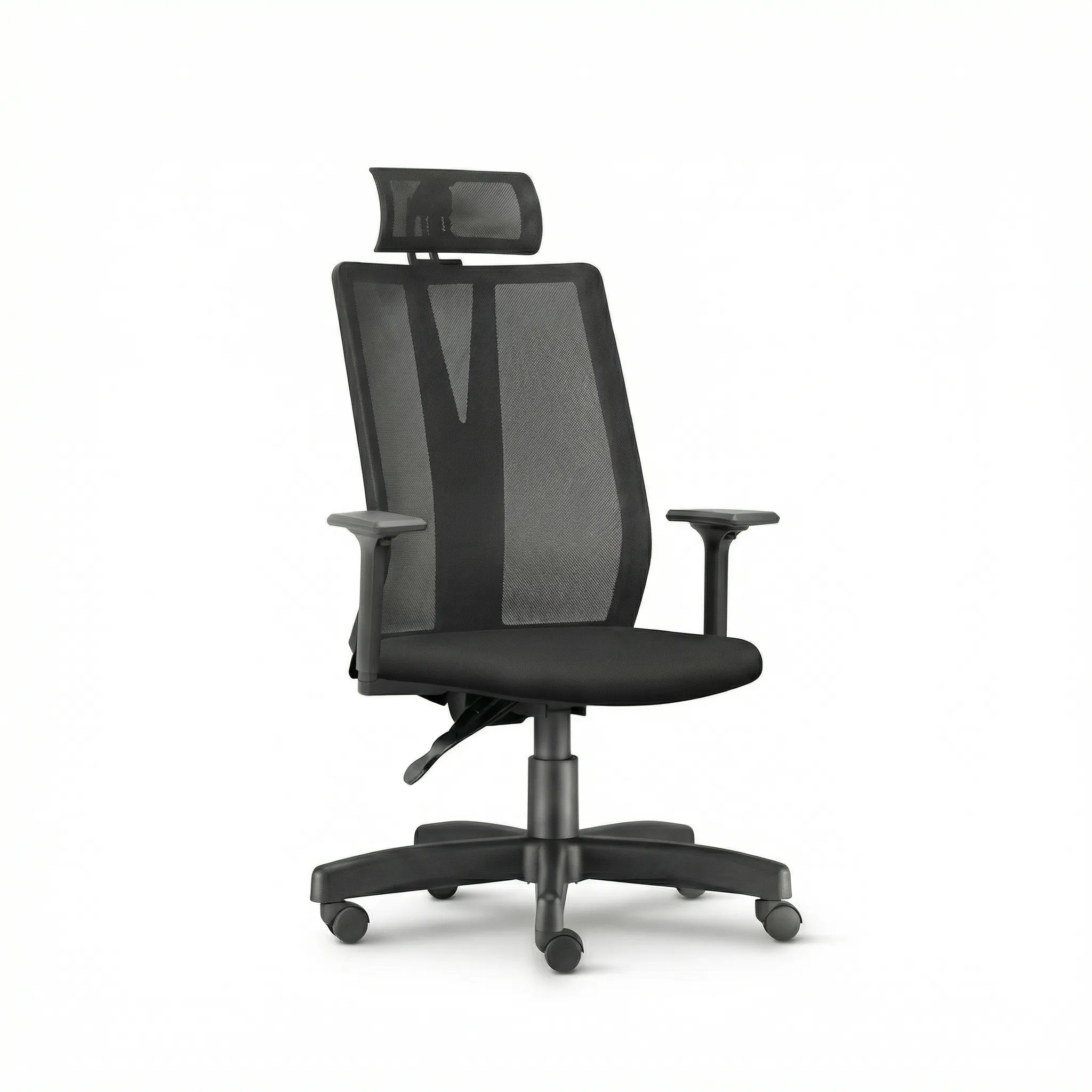 Cadeira Presidente Ergonômica Addit (NR17) – Tela + Apoio de Cabeça