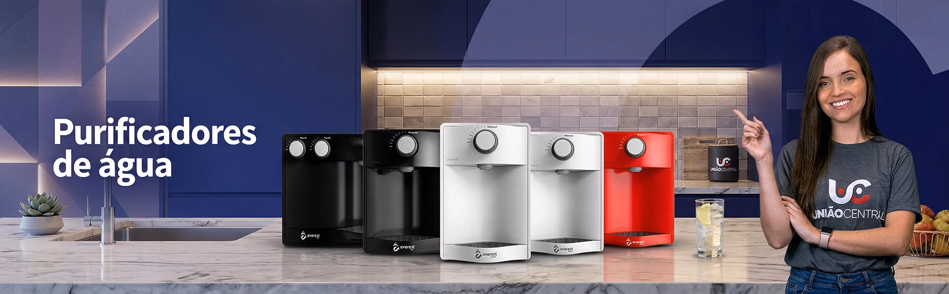 Purificadores de água Everest União Central