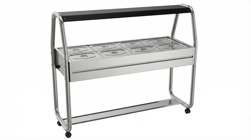 Buffet Térmico Ibet 8 GNs Quentes 127V