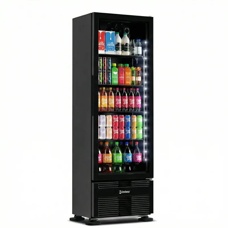 Expositor Refrigerado Imbera Full Black 393L Bivolt