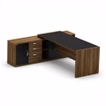 Mesa com Credenza UP 3 Gavetas Nogal
