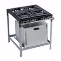Fogão Industrial Metalmaq 4 Bocas com Forno (Baixa Pressão)