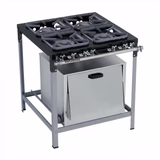 Fogão Industrial Metalmaq 4 Bocas com Forno