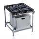 Fogão Industrial Metalmaq 4 Bocas com Forno (Baixa Pressão)