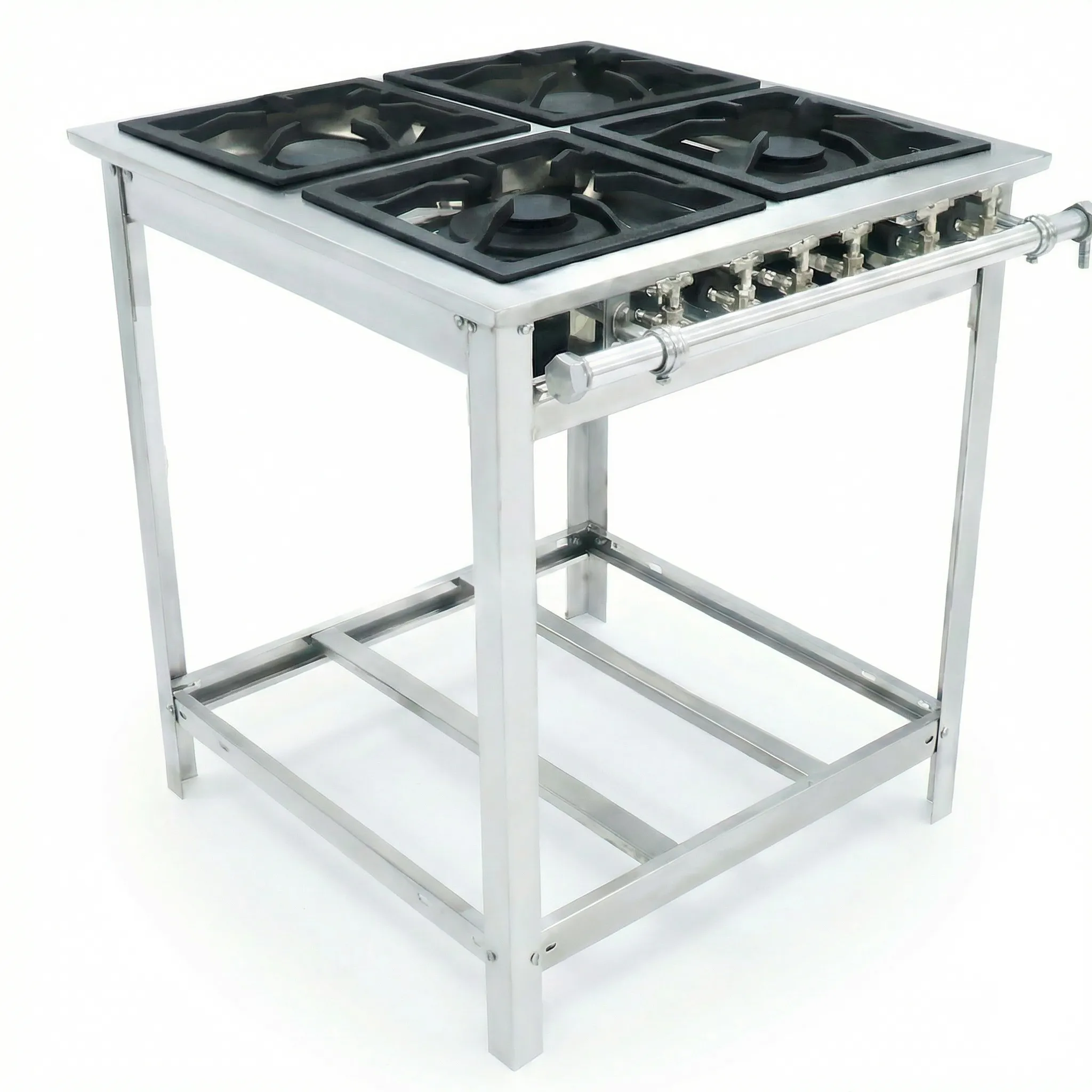 Fogão Venâncio Extra Inox 4 Queimadores (GLP Baixa Pressão)