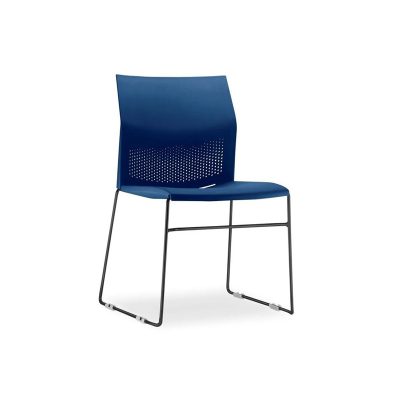 Cadeira Frisokar Connect Azul B.FIXA PRT CON001